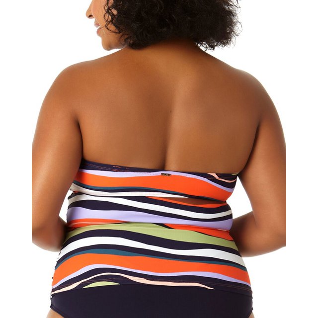 Anne Cole Twisted Printed Tankini Top