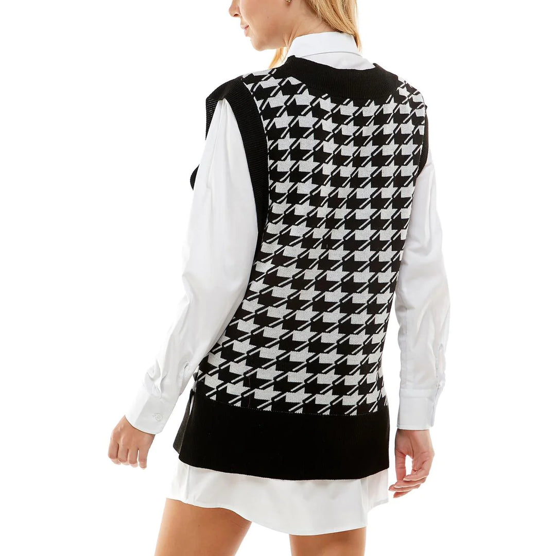 KINGSTON GREY Juniors' Printed 2-Piece V-Neck Shirtdress