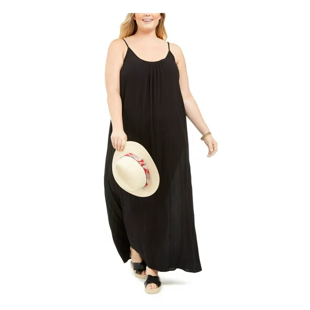 Raviya Plus Size Sleeveless Cover-Up Maxi Dress