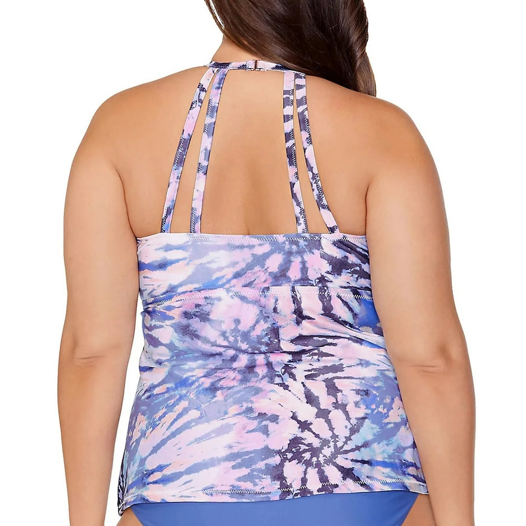 Tankini con aros Rosalie de talla grande de Raisins Curve $58 Talla 14W # UB5 341 NUEVO