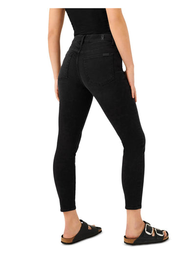 7 For All Mankind High Rise Ankle Super Skinny Jeans