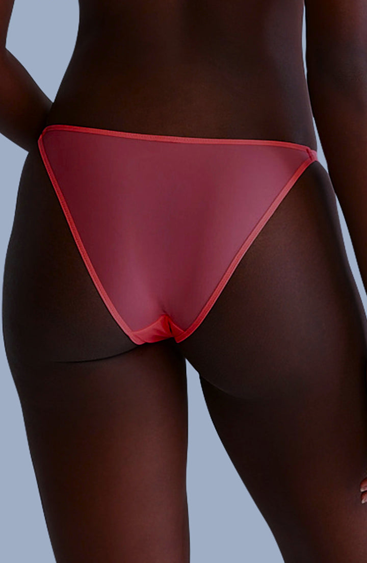 Calvin Klein Sheer Marquisette Strappy Tanga