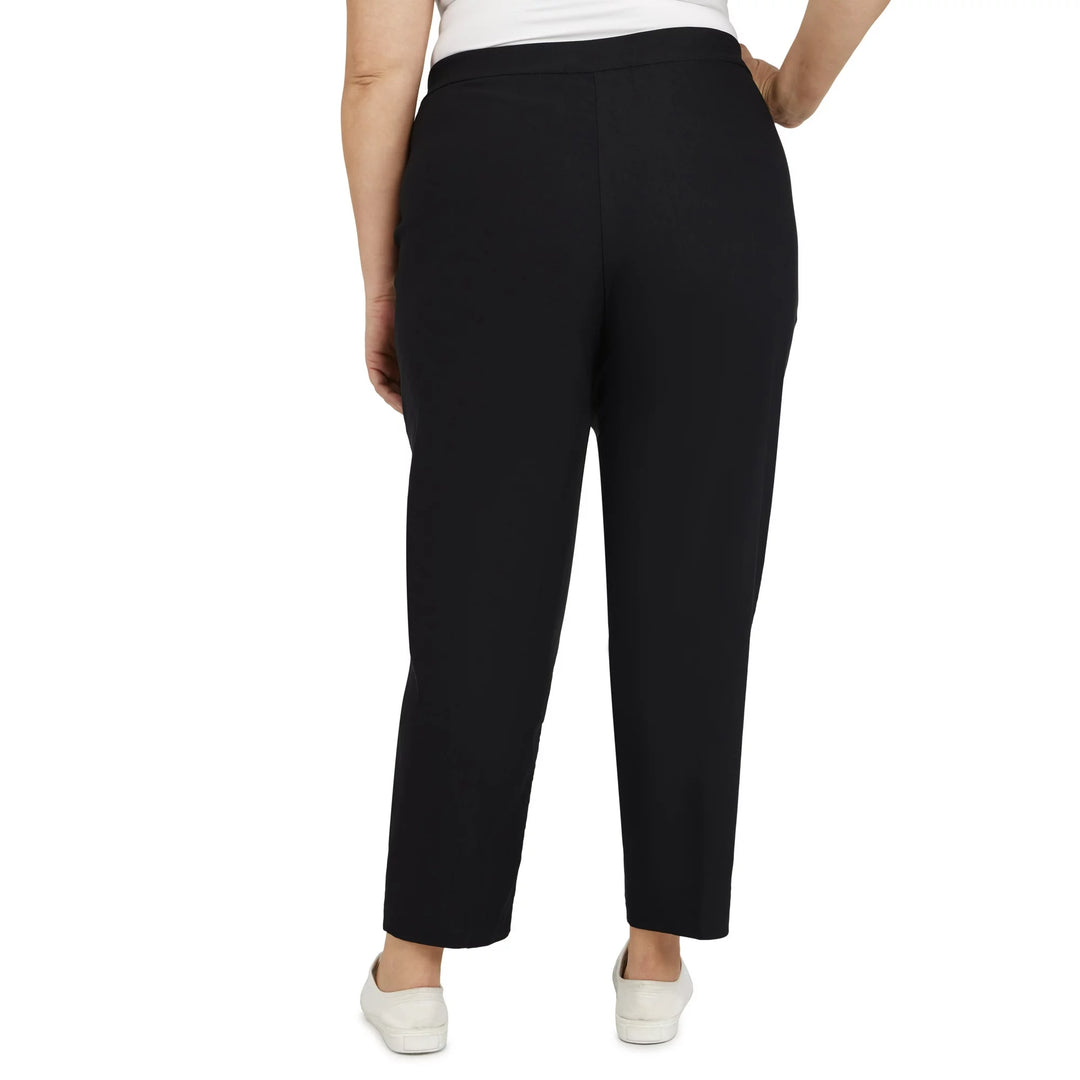 Alfred Dunner Plus Size Classic Allure Tummy Control Pull-On Average Length Pants
