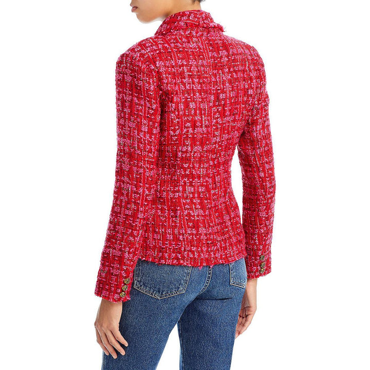 AQUA Double Breasted Tweed Jacket