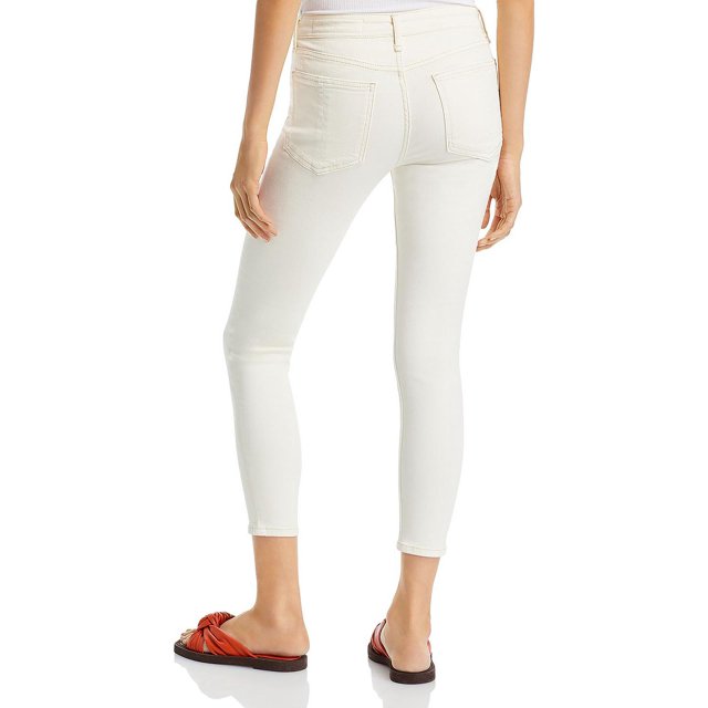 rag & bone Mid Rise Cropped Skinny Jeans