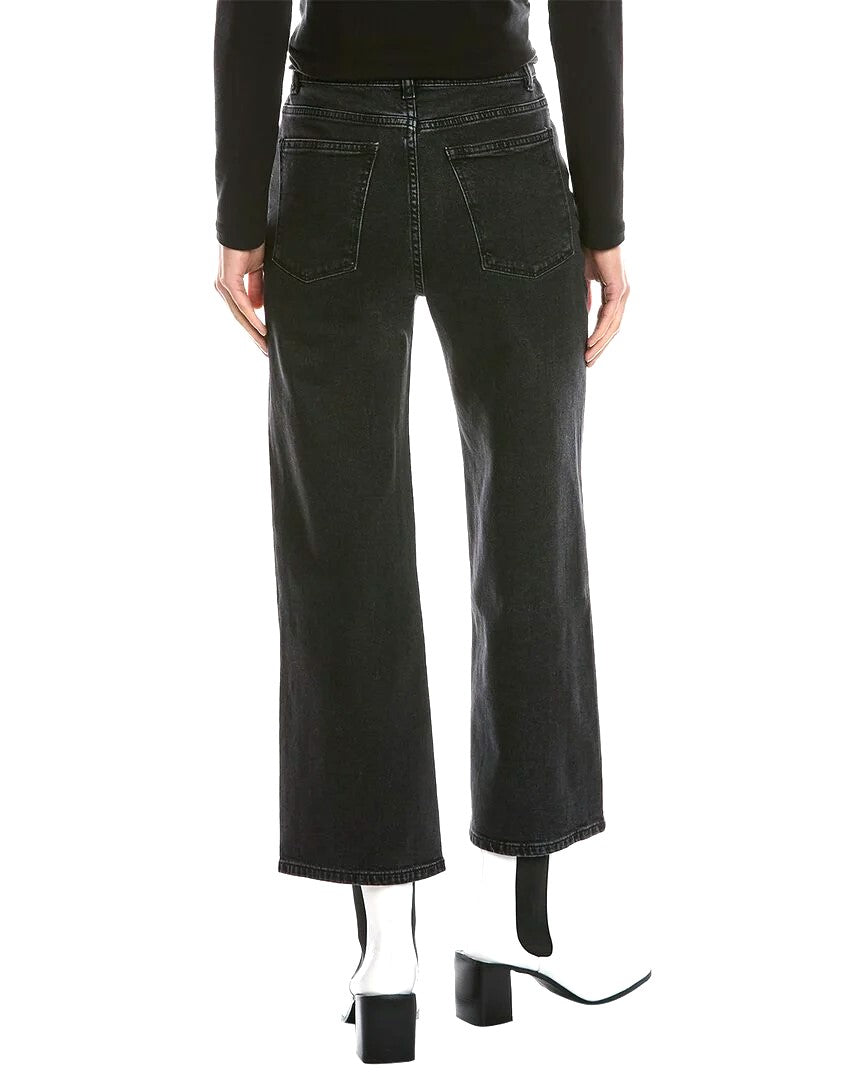 DL1961 Hepburn High Rise Cropped Wide Leg Jeans