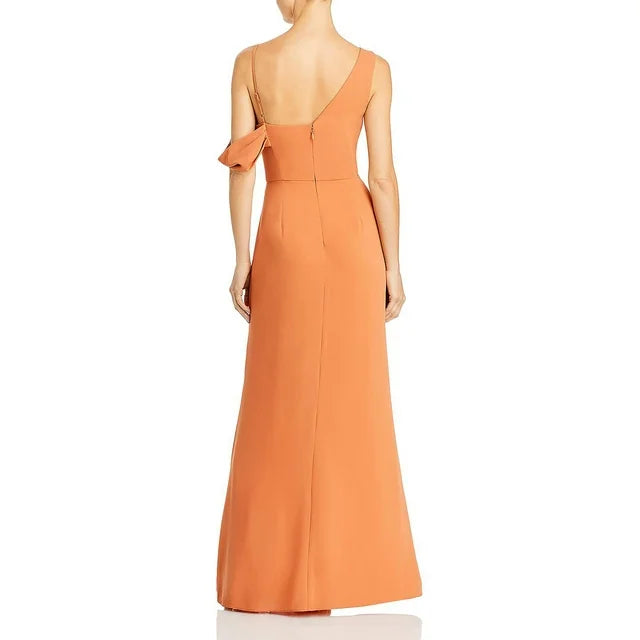 BCBGMAXAZRIA Asymmetric Evening Dress
