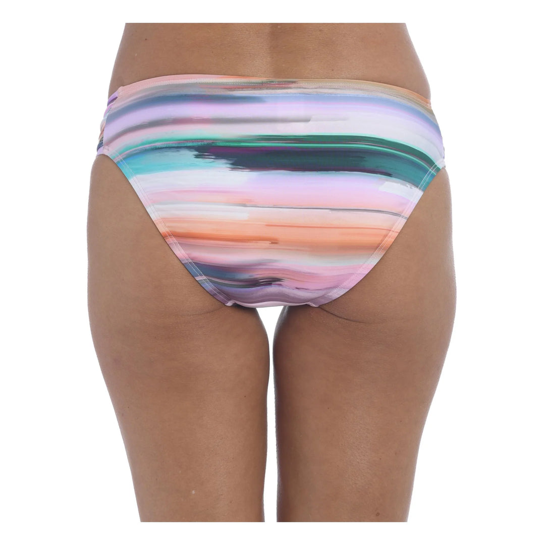 La Blanca Printed Side-Shirred Hipster Bottoms