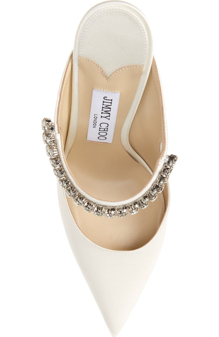 Jimmy Choo Women's Bing 100 Embellished High Heel Mules