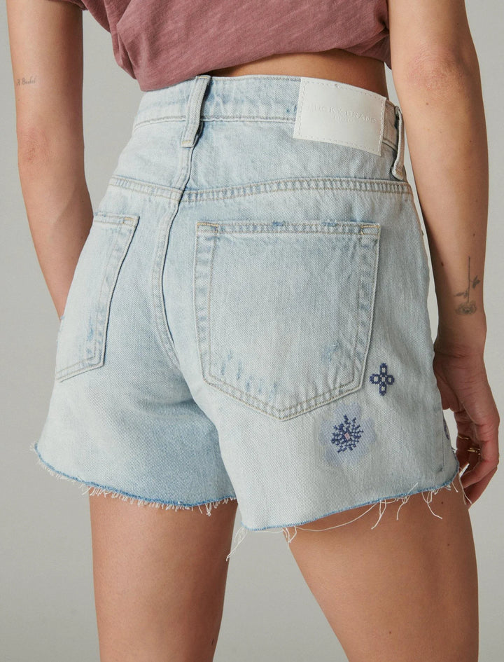 Lucky Brand 90's High-Rise Midi Shorts