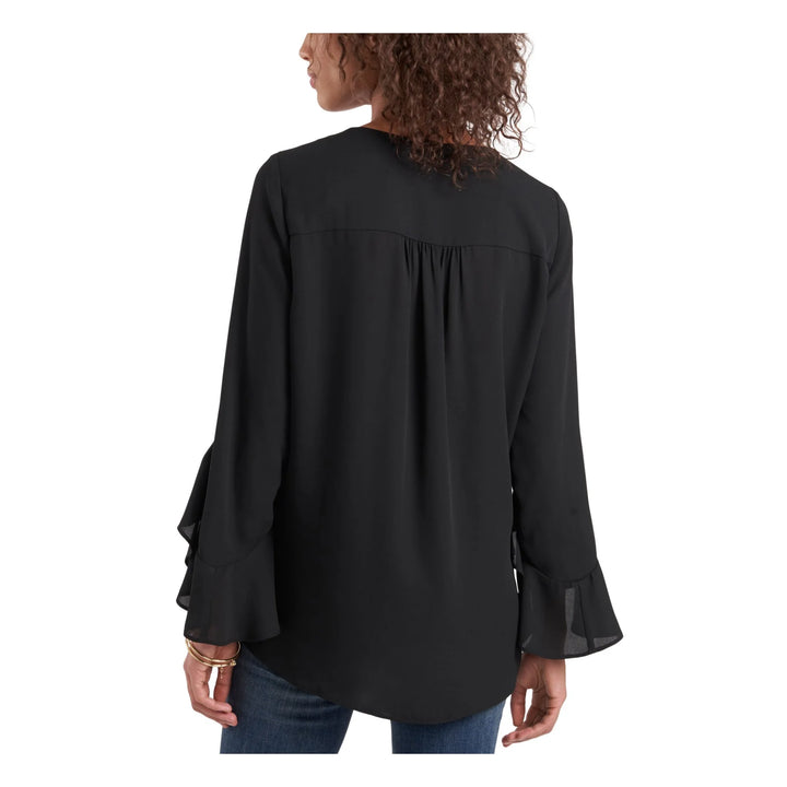 VINCE CAMUTO Flutter Sleeve Crossover Top