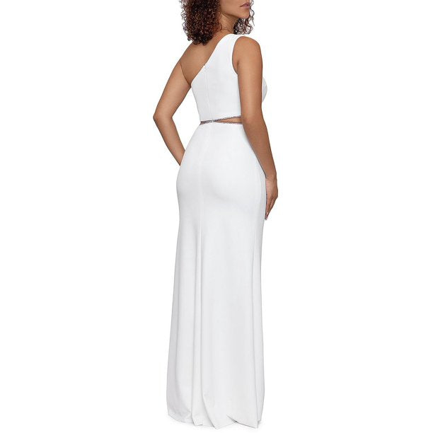 AQUA Scuba Crepe Cutout Dress