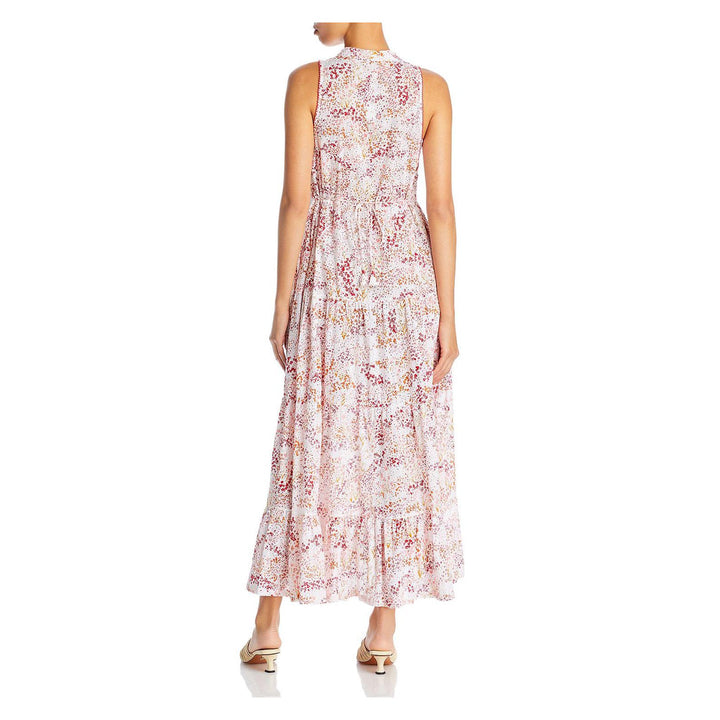 Poupette St. Barth Embroidered Tiered Dress