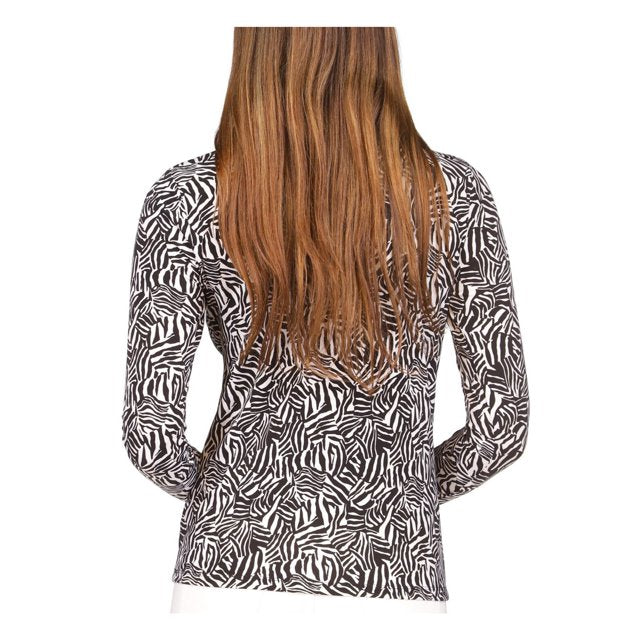 MICHAEL Michael Kors Printed Twist Keyhole Top