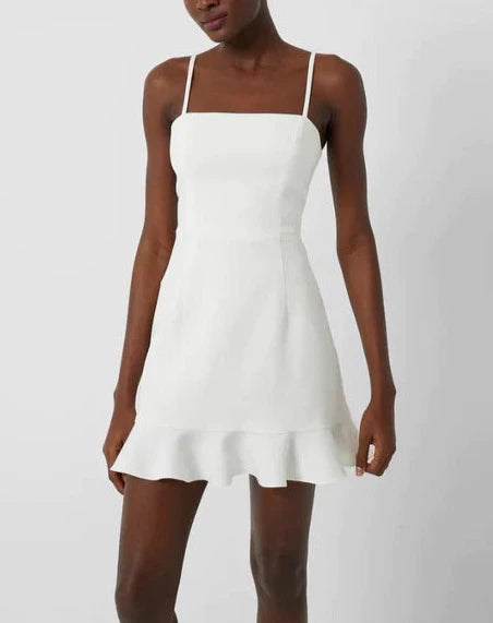FRENCH CONNECTION Whisper Ruffled Hem Dress