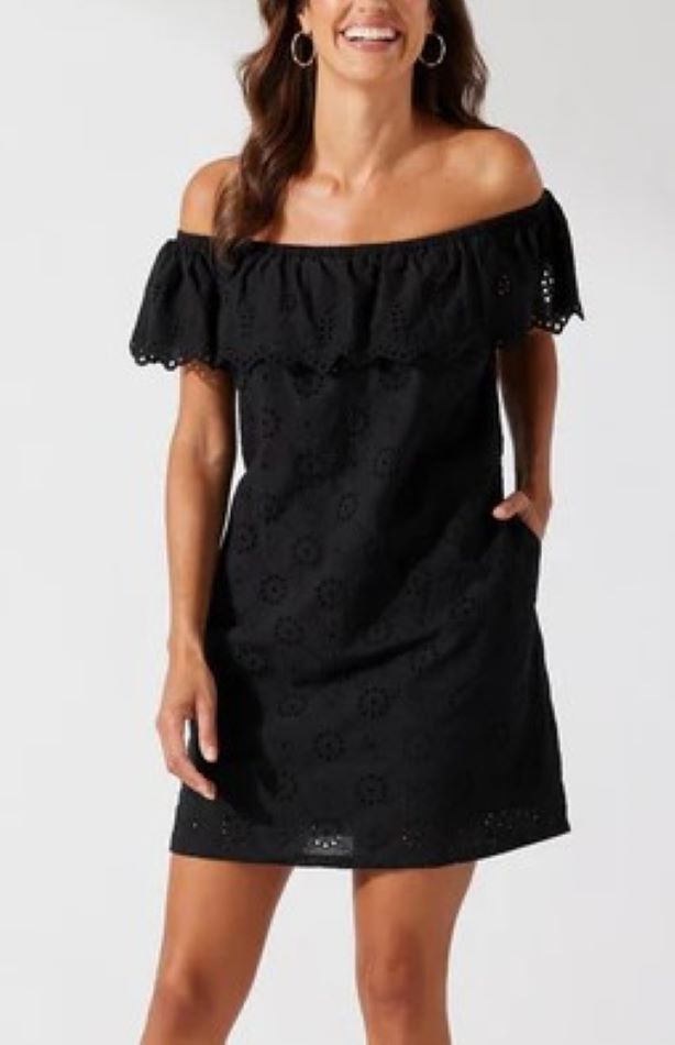 Tommy Bahama Harbour Eyelet Swim Cover-Up Dress