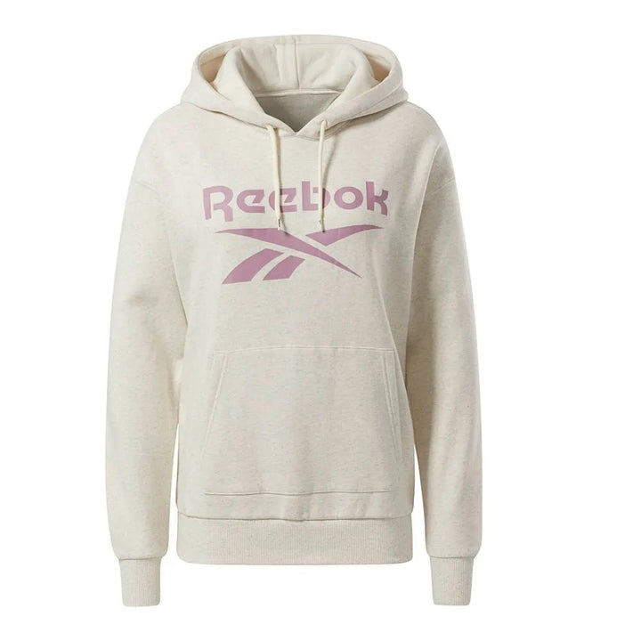 Reebok Big-Logo Fleece Long-Sleeve Hoodie