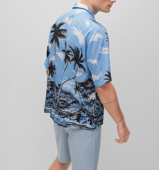BOSS MEN Lars Tropical Print Shirt