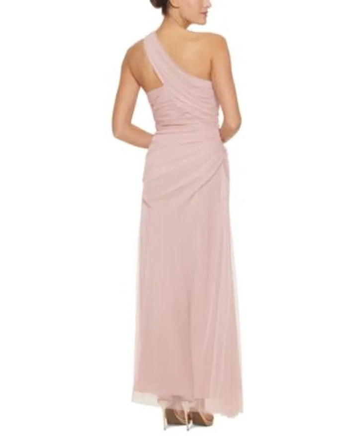 DKNY Tulle Mermaid One-Shoulder Gown