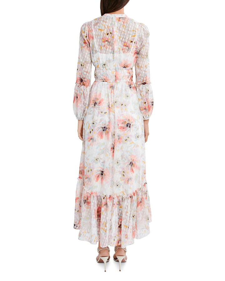 BCBGMAXAZRIA Floral Midi Dress