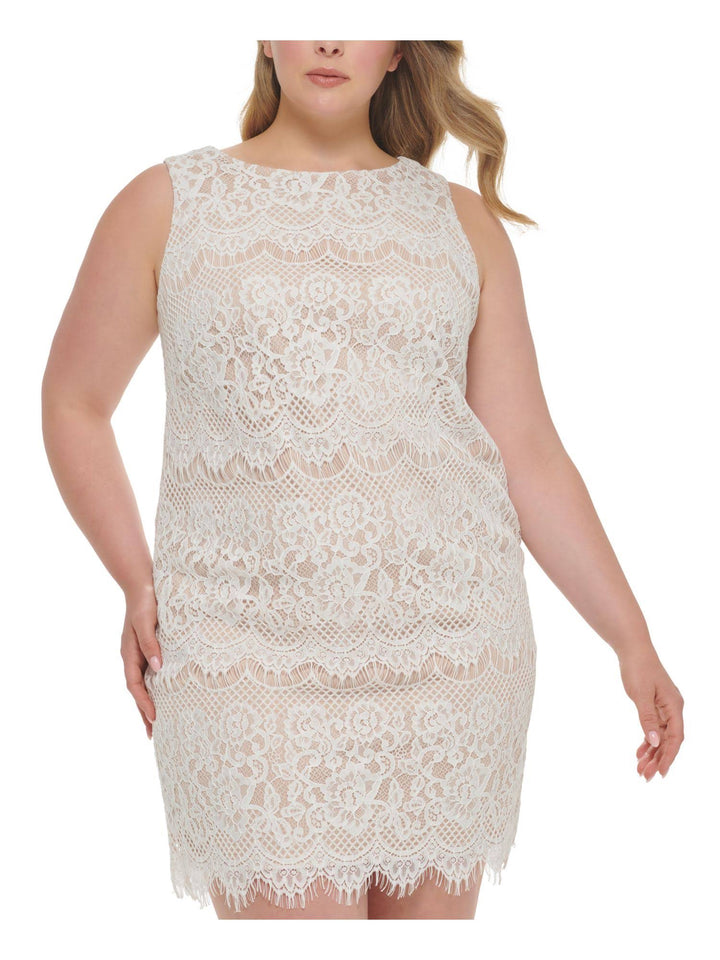 Jessica Howard Plus Size Lace Shift Dress