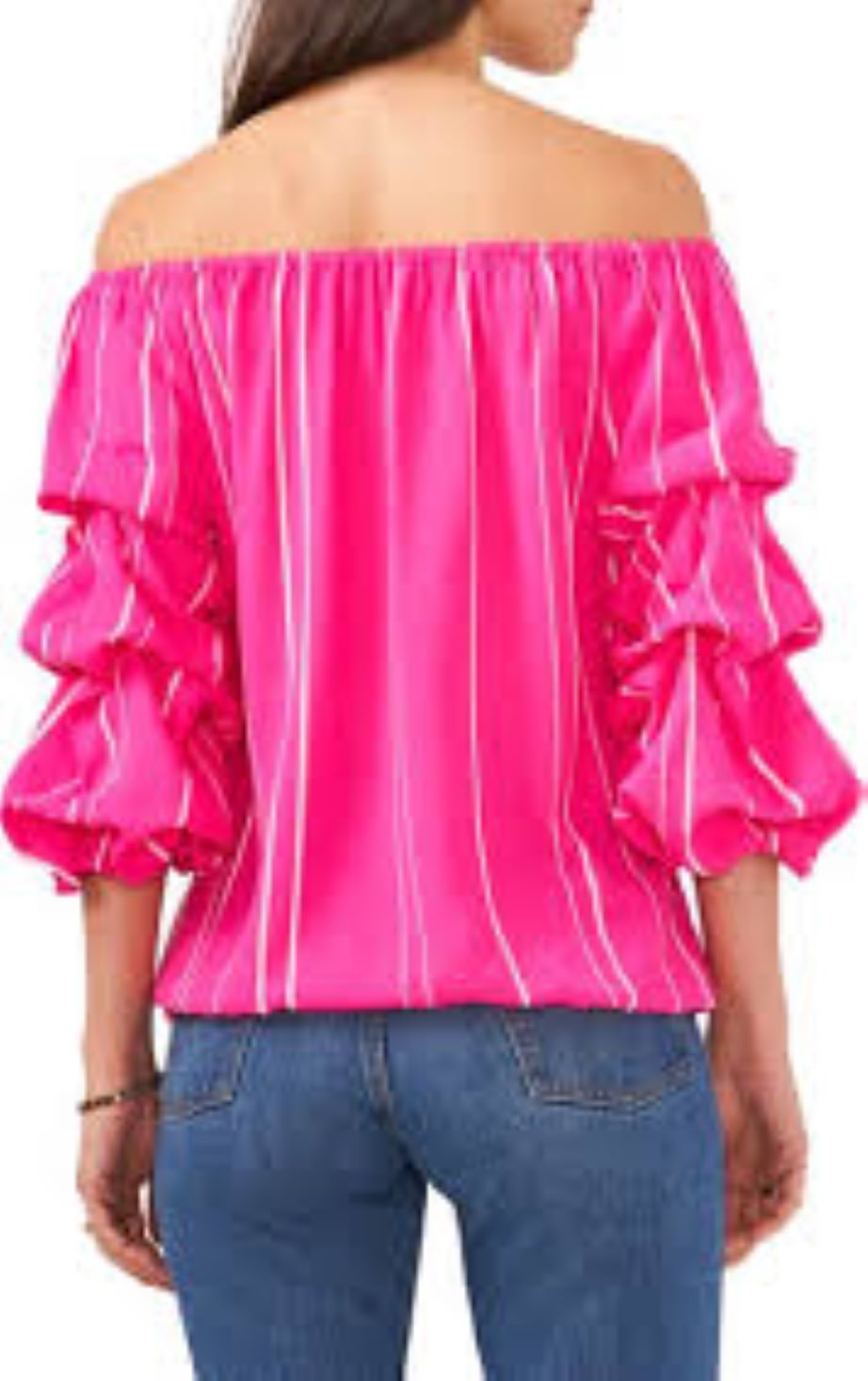 VINCE CAMUTO Off The Shoulder Ruffle Top