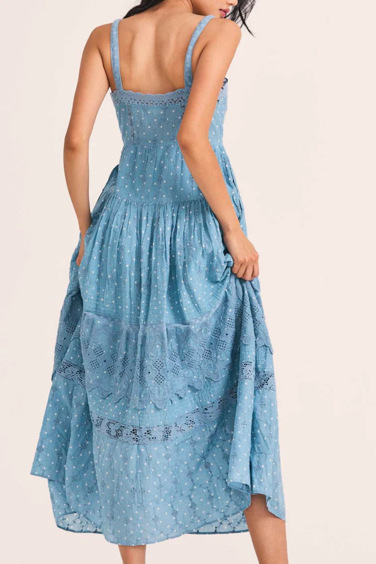 LoveShackFancy Camisha Tiered Maxi Dress