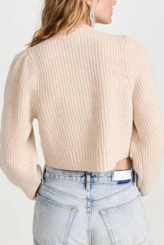 LoveShackFancy Larsa Crop Cardigan