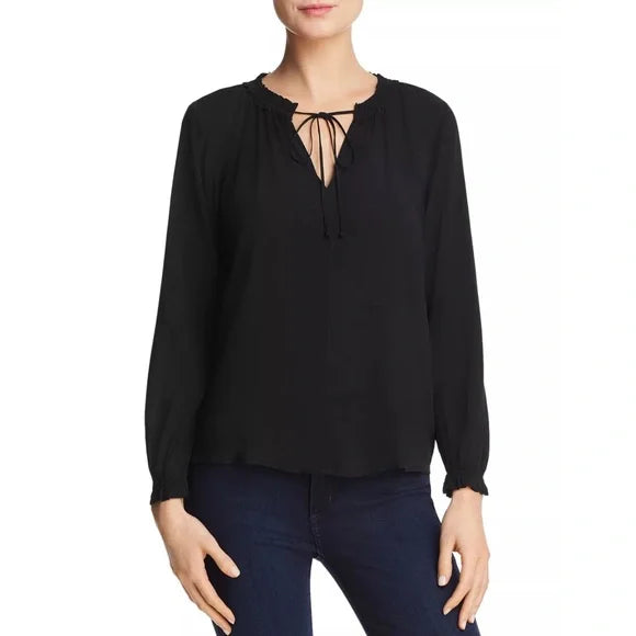 Velvet by Graham & Spencer Samantha Bishop Sleeve Blouse