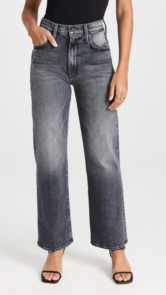 MOTHER The Rambler High Rise Ankle Straight Jeans