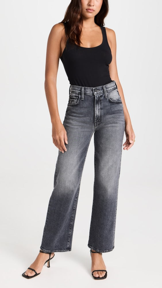 MOTHER The Rambler High Rise Ankle Straight Jeans