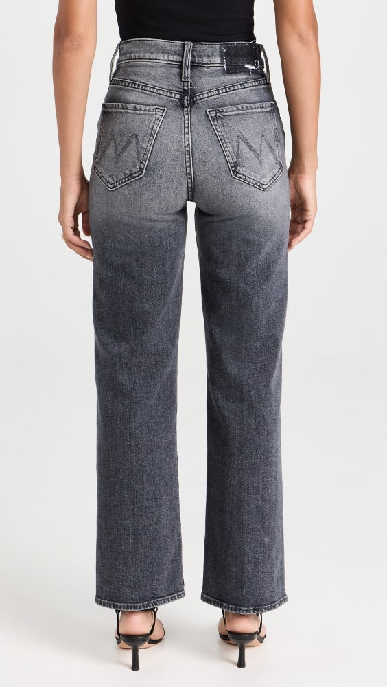 MOTHER The Rambler High Rise Ankle Straight Jeans