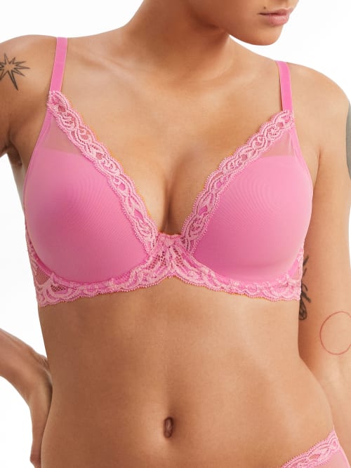 Natori Feathers Contour Plunge Bra