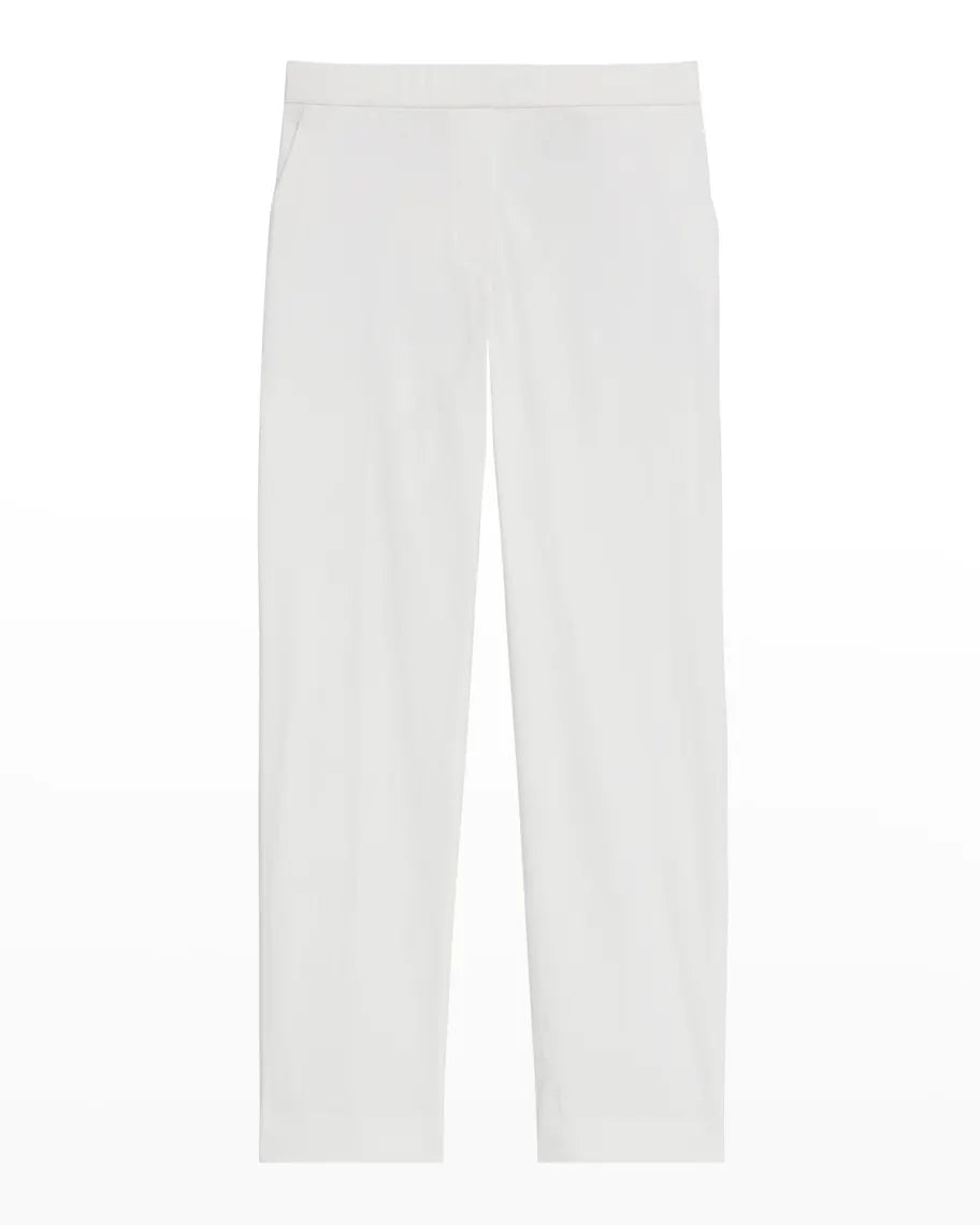 Theory Treeca Linen Blend Cropped Pants