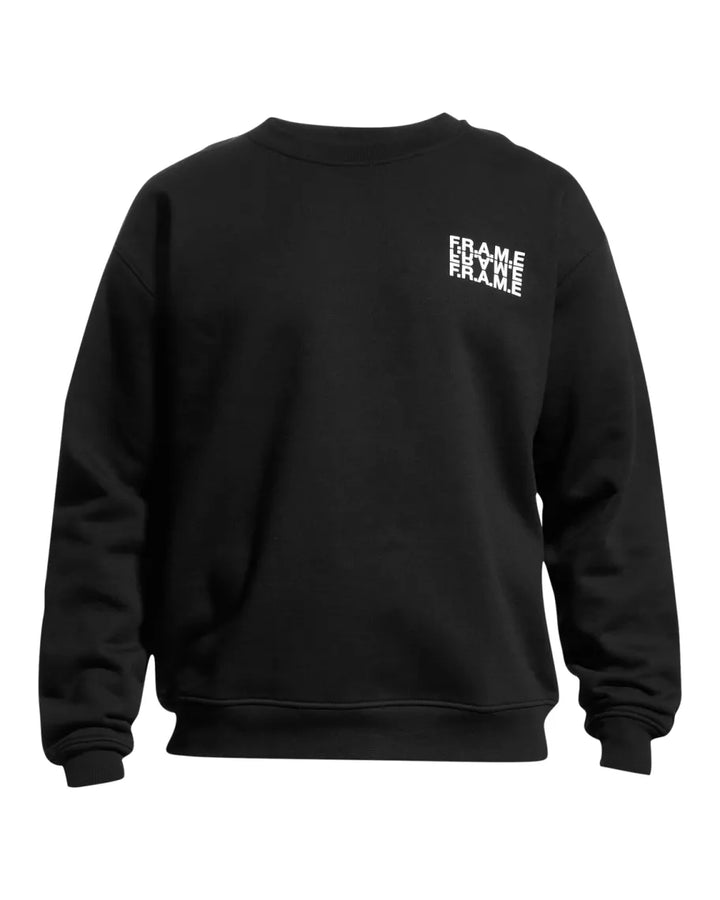 FRAME MEN Cotton Logo Print Crewneck Sweatshirt