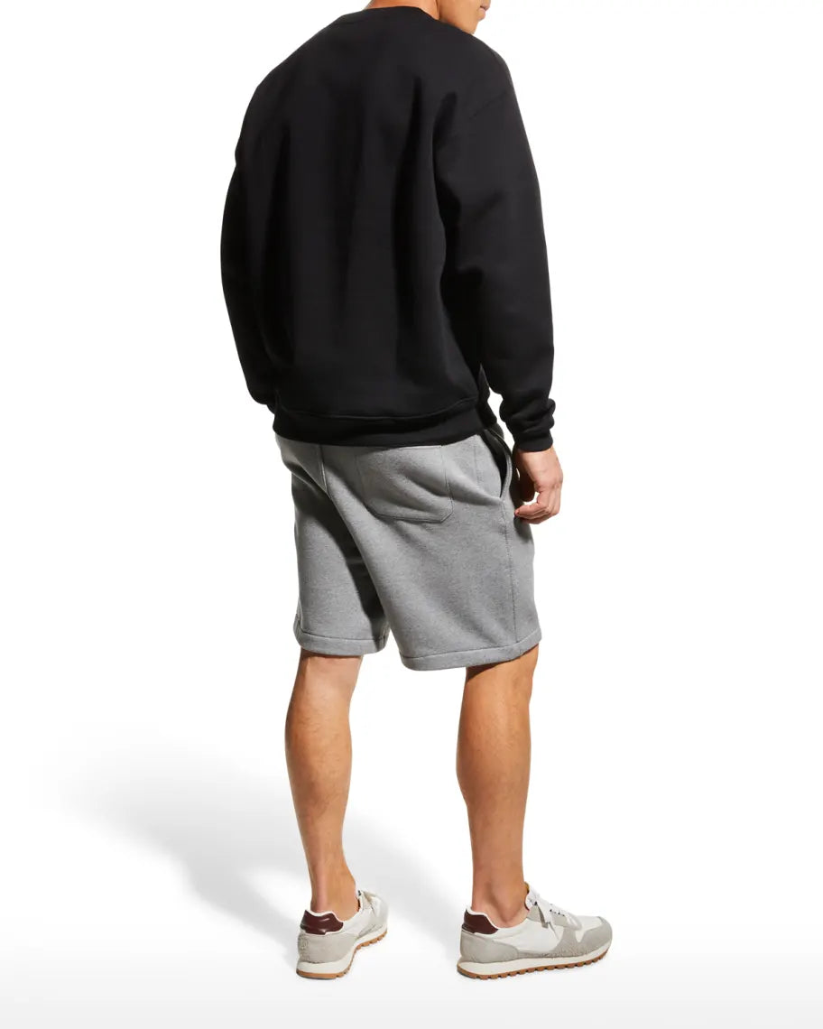 FRAME MEN Cotton Logo Print Crewneck Sweatshirt