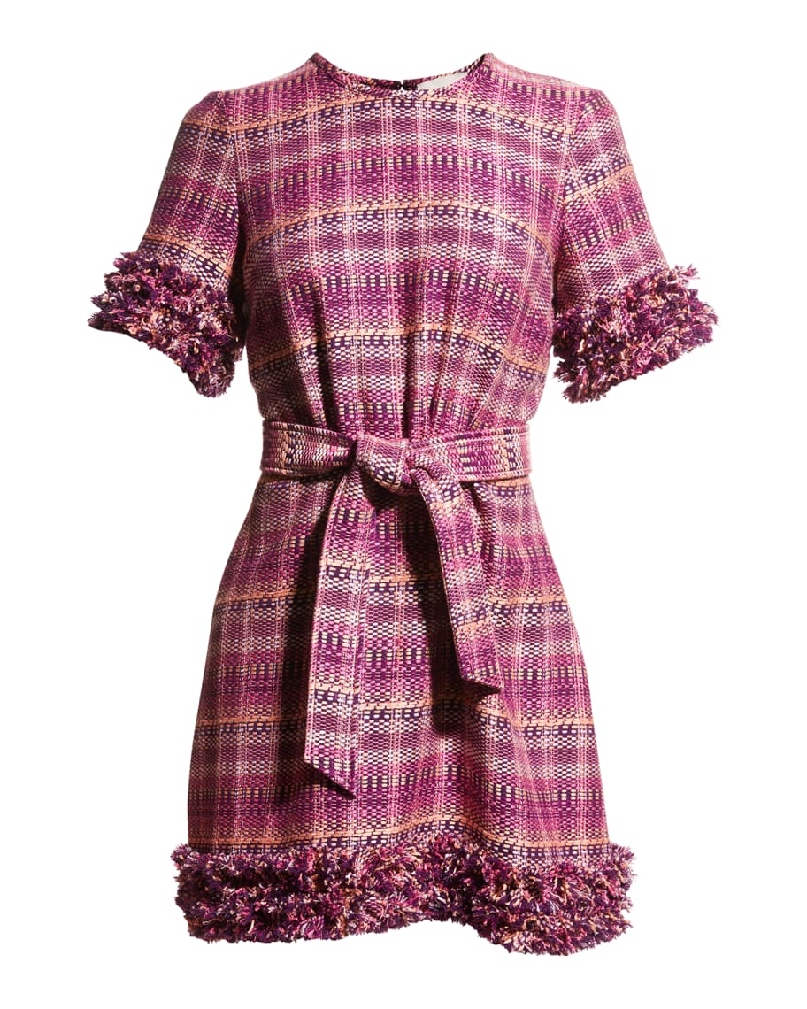 Cinq à Sept Box Weave Easton Dress