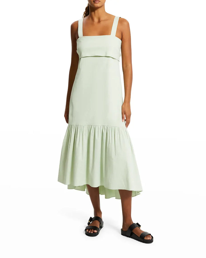 Theory Tie Back Dr Eco Linen Dress