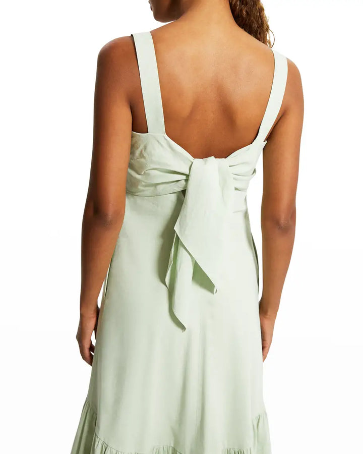 Theory Tie Back Dr Eco Linen Dress