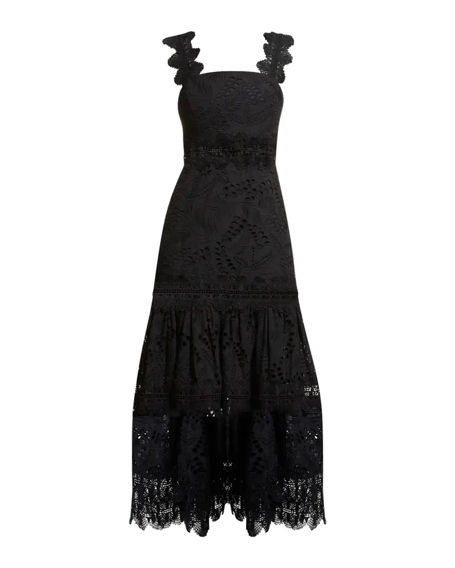 Waimari Sireneuse Lace Midi Dress