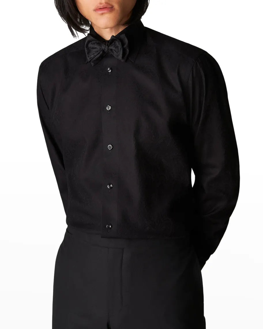 Eton MEN Slim Fit Jacquard Paisley Shirt