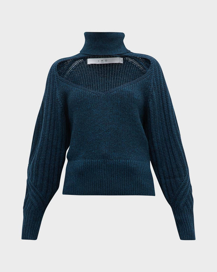 IRO Murane Cut-Out Turtleneck Sweater