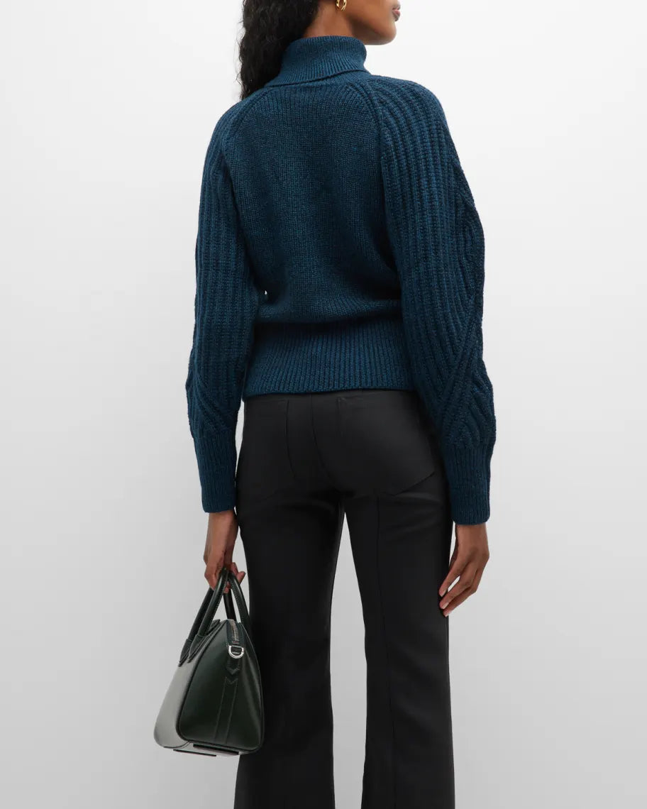 IRO Murane Cut-Out Turtleneck Sweater