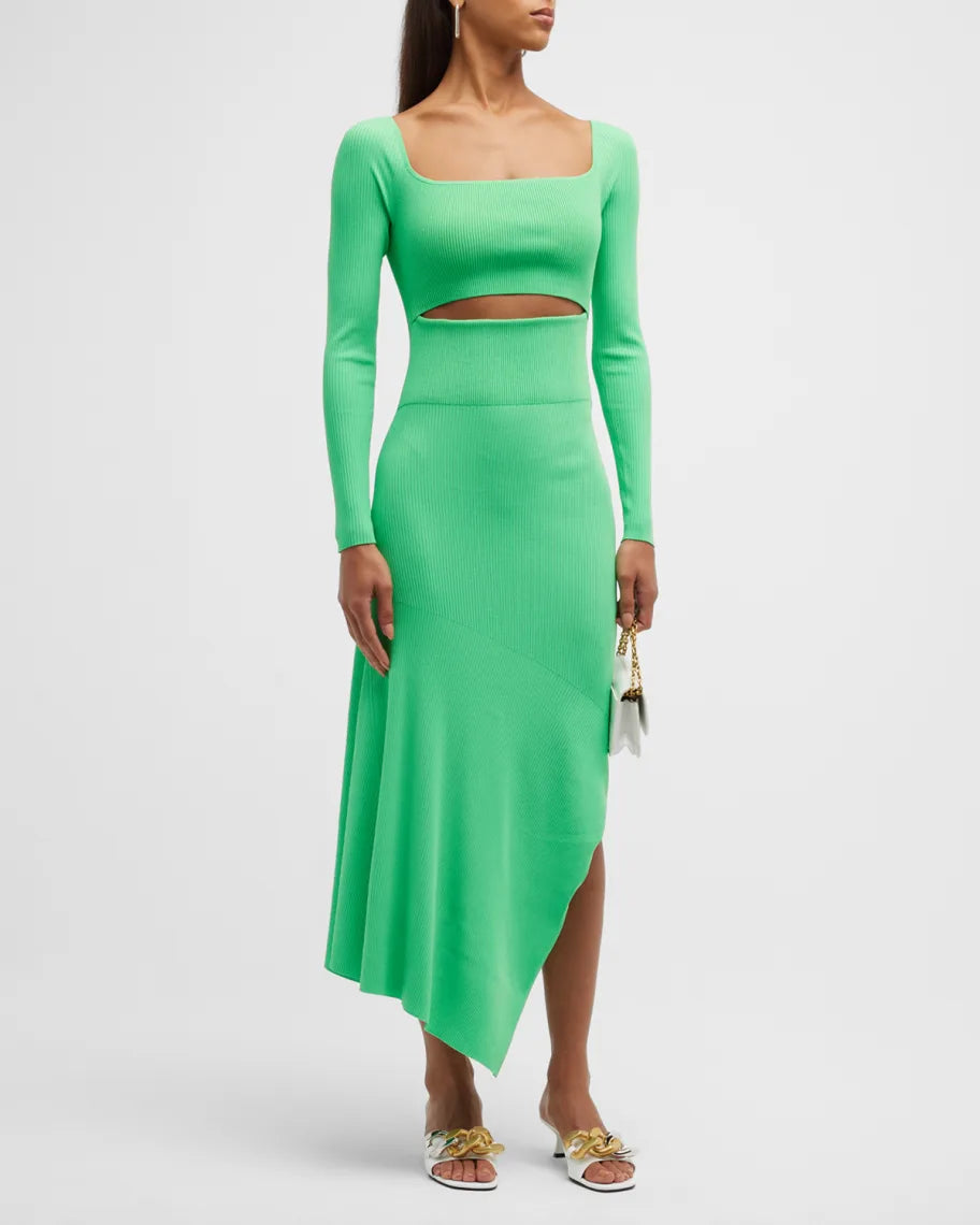A.L.C. Clara Asymmetrical Cutout Dress DGFOutlet A.L.C. Clara Asymmetrical Cutout Dress DGFOutlet
