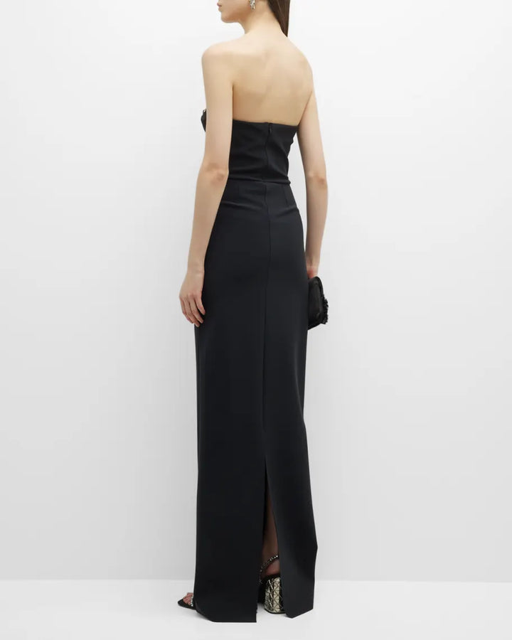 Chiara Boni La Petite Robe Everly Studded Strapless Gown