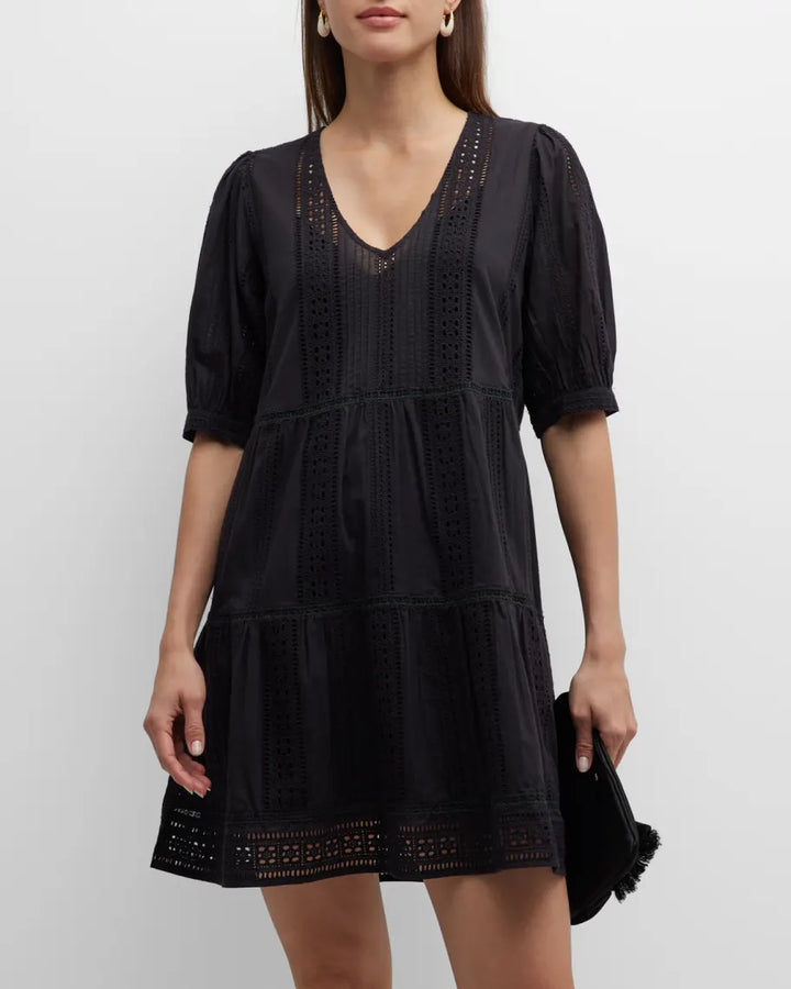 Velvet by Graham & Spencer Margaret Boho Cotton Lace Dress