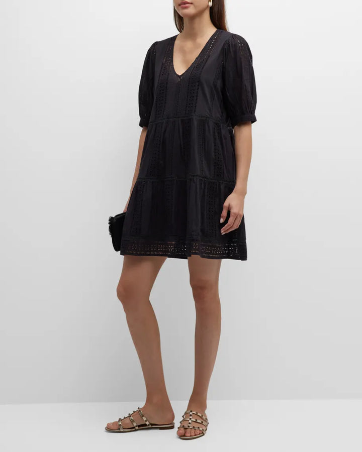 Velvet by Graham & Spencer Margaret Boho Cotton Lace Dress