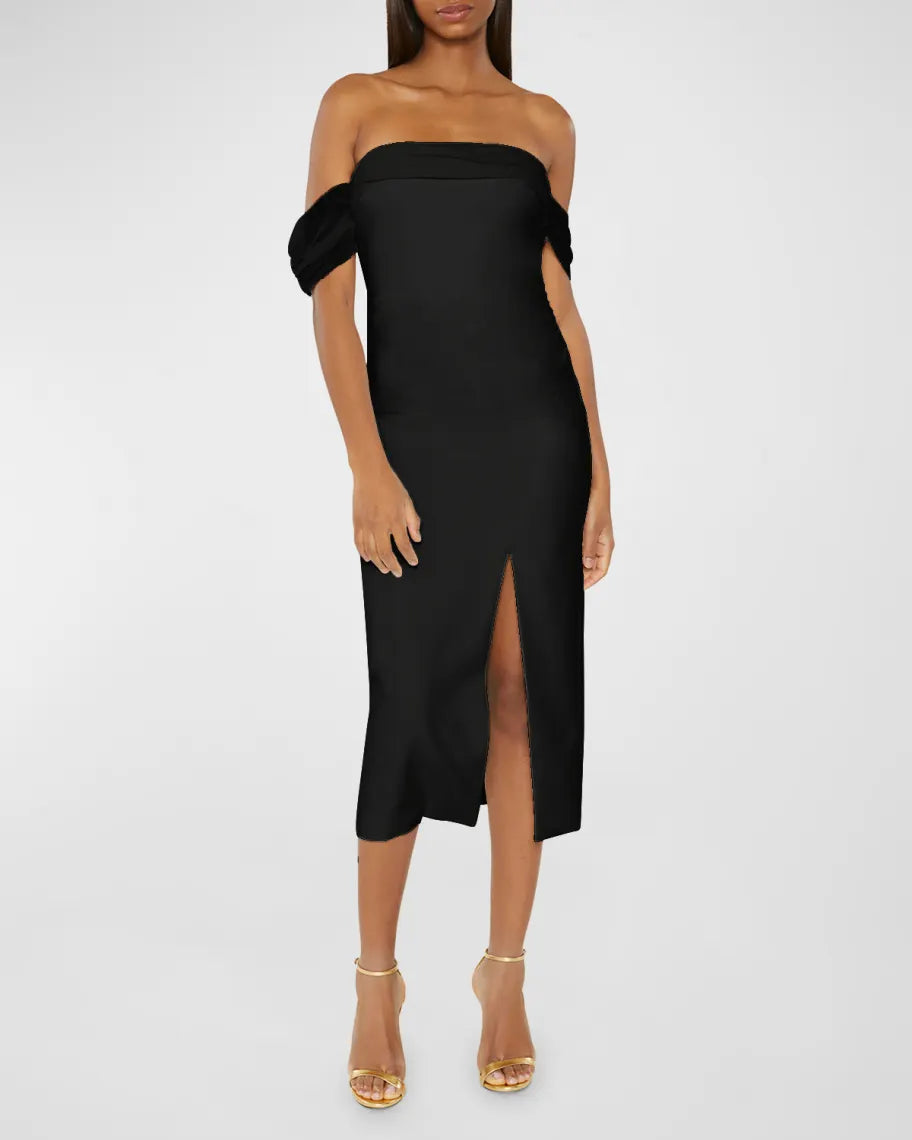 LIKELY Paz Off The Shoulder Midi Dress