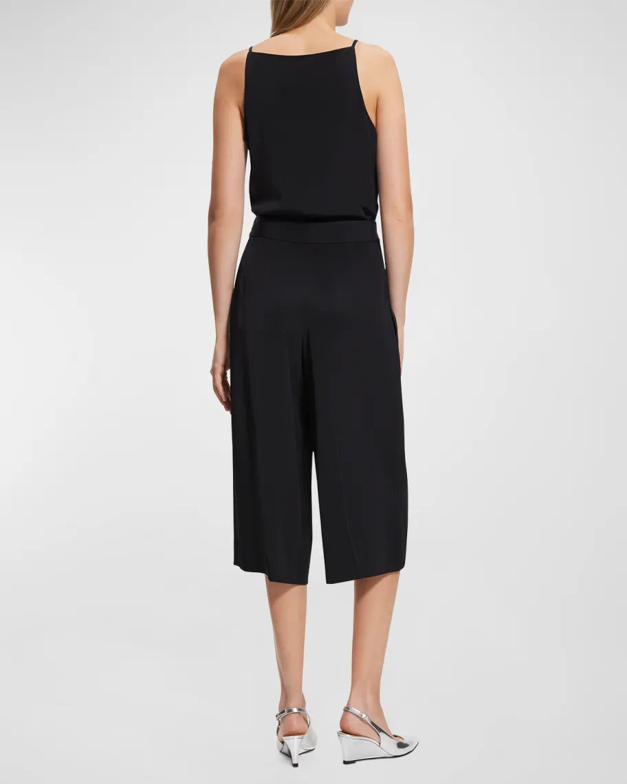 Theory Fluid Ottoman Belted Culottes