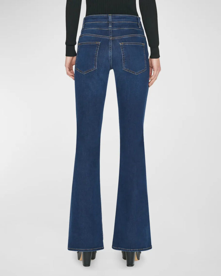 FRAME Double Waistband High Rise Flare Jeans